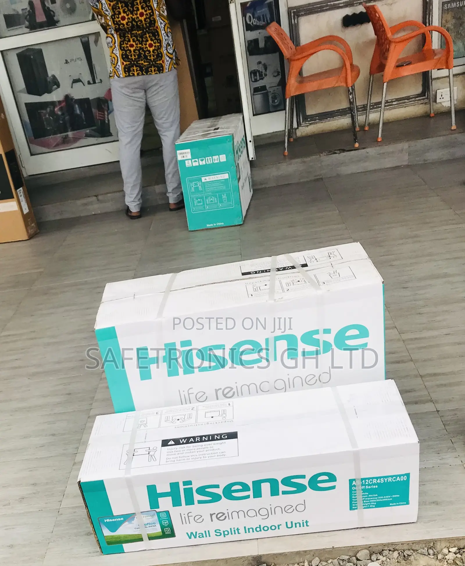 Hisense Anti Rust 1.5 Horsepower Split R410 White Ac