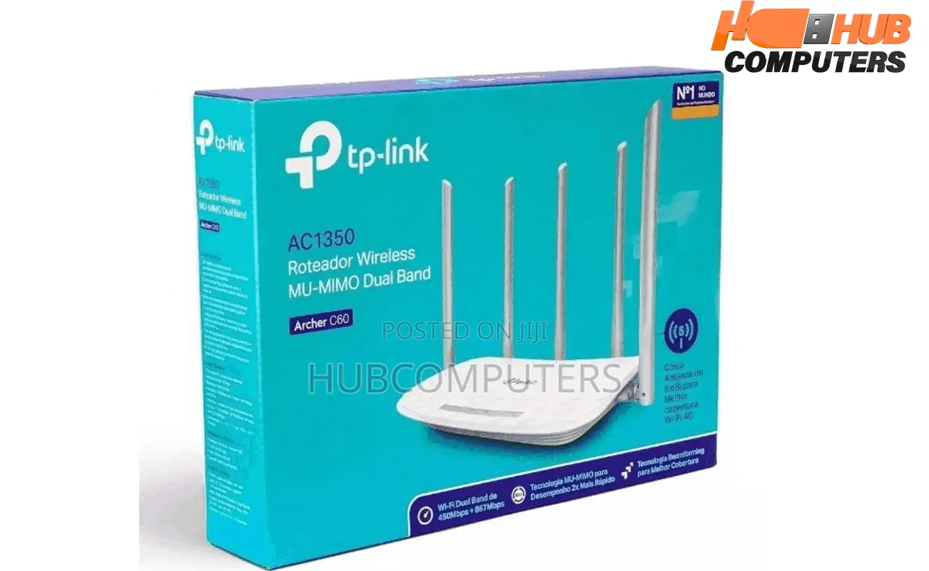 Tp Link Ac1350 Router Wireless Router Archer C60