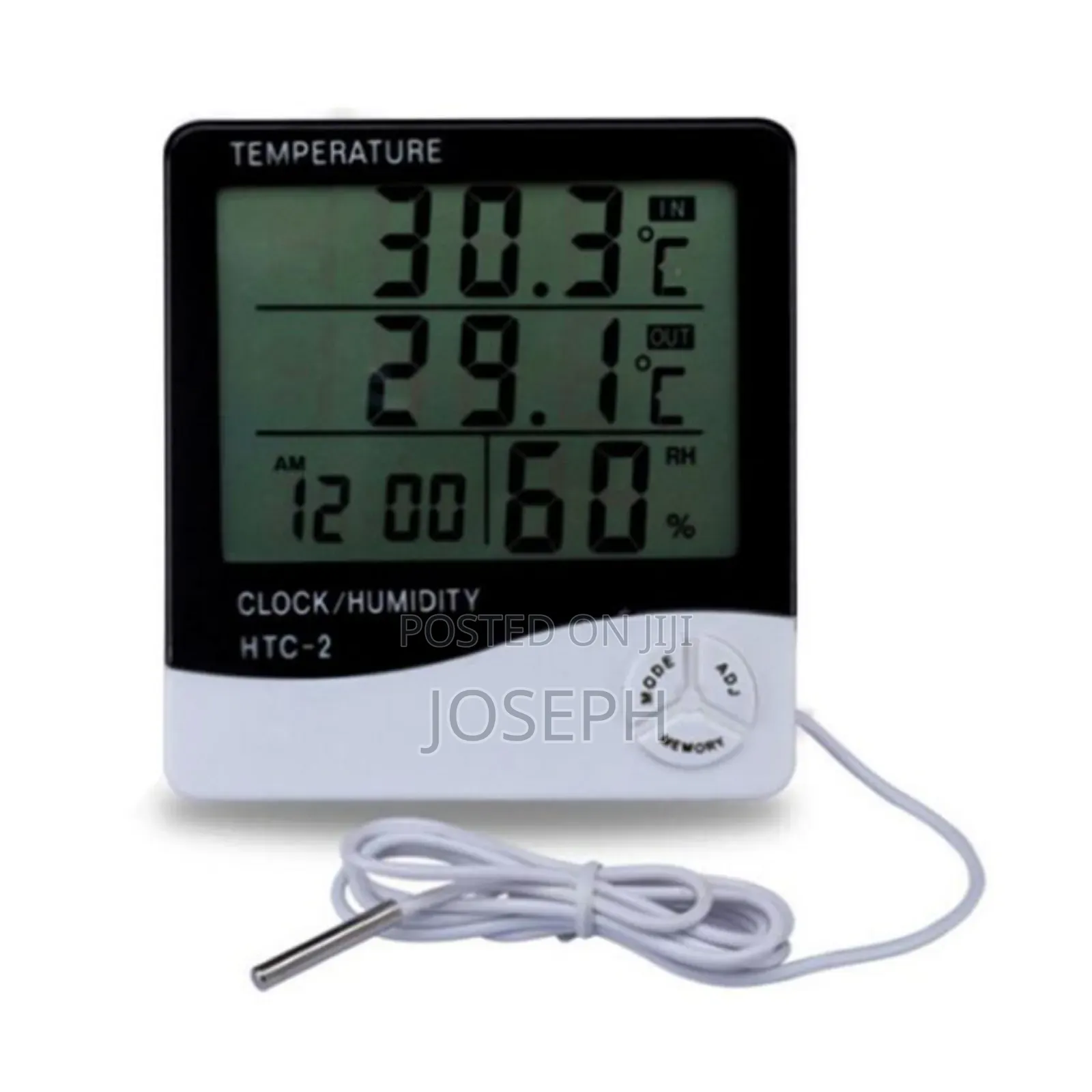 Clock Hygrometer HTC 2
