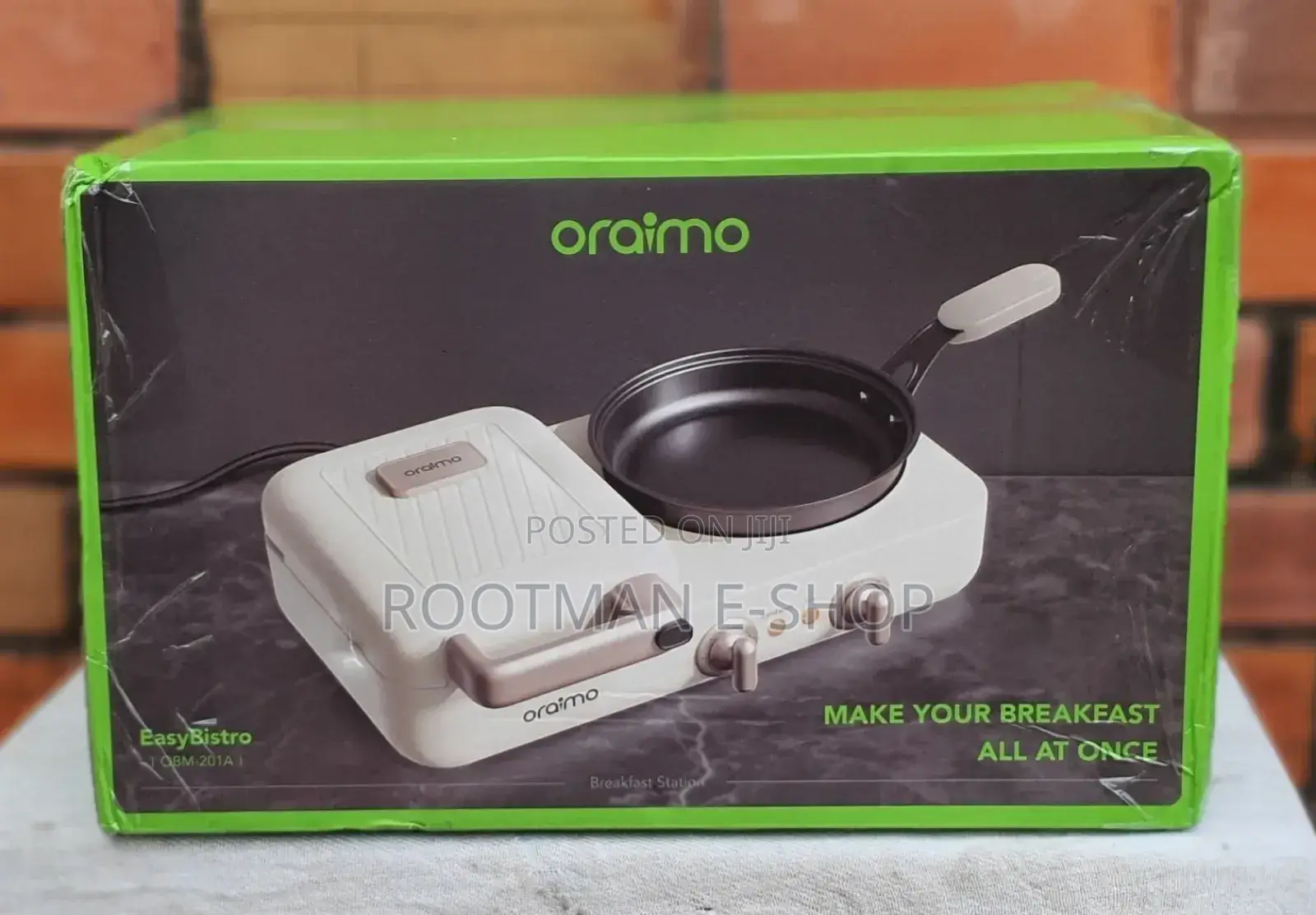 Easy 2 in 1 Breakfast Maker (Oraimo) Frying Pan Inclusive