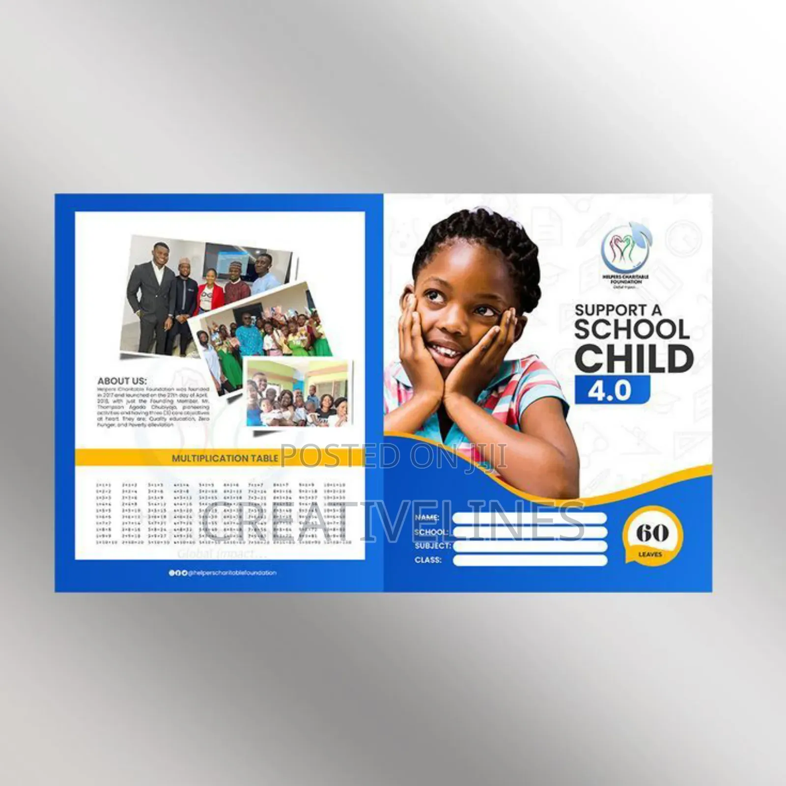 Designed and Printed Excercisebook