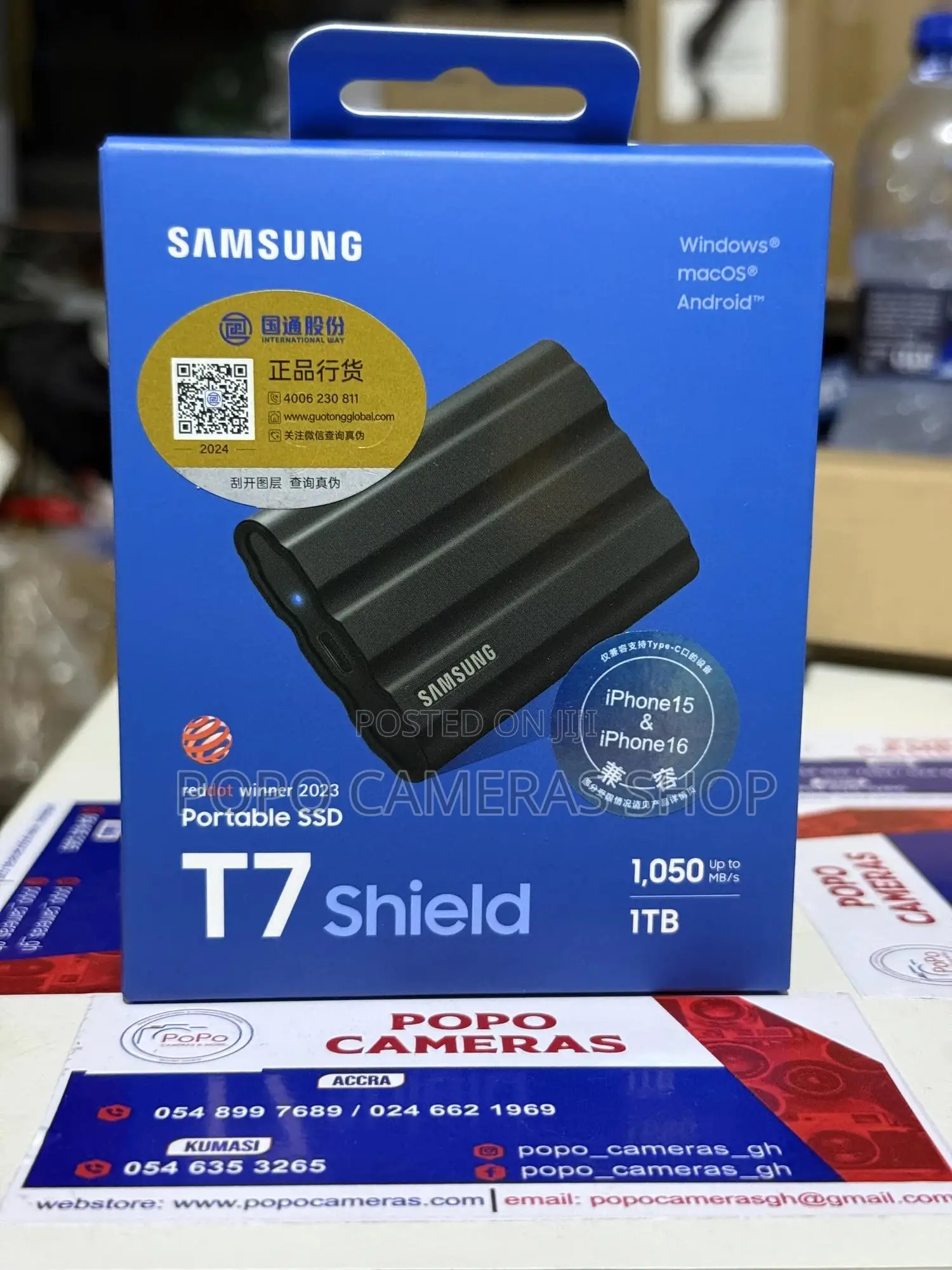 1tb Samsung T7 Shield Ssd