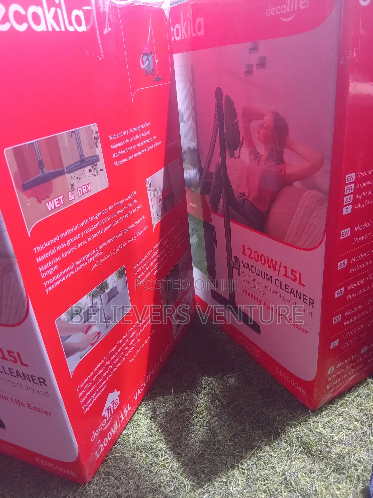 Durable Spacious Vacuum Cleaner 15l Vacuum Cleaner Decakila