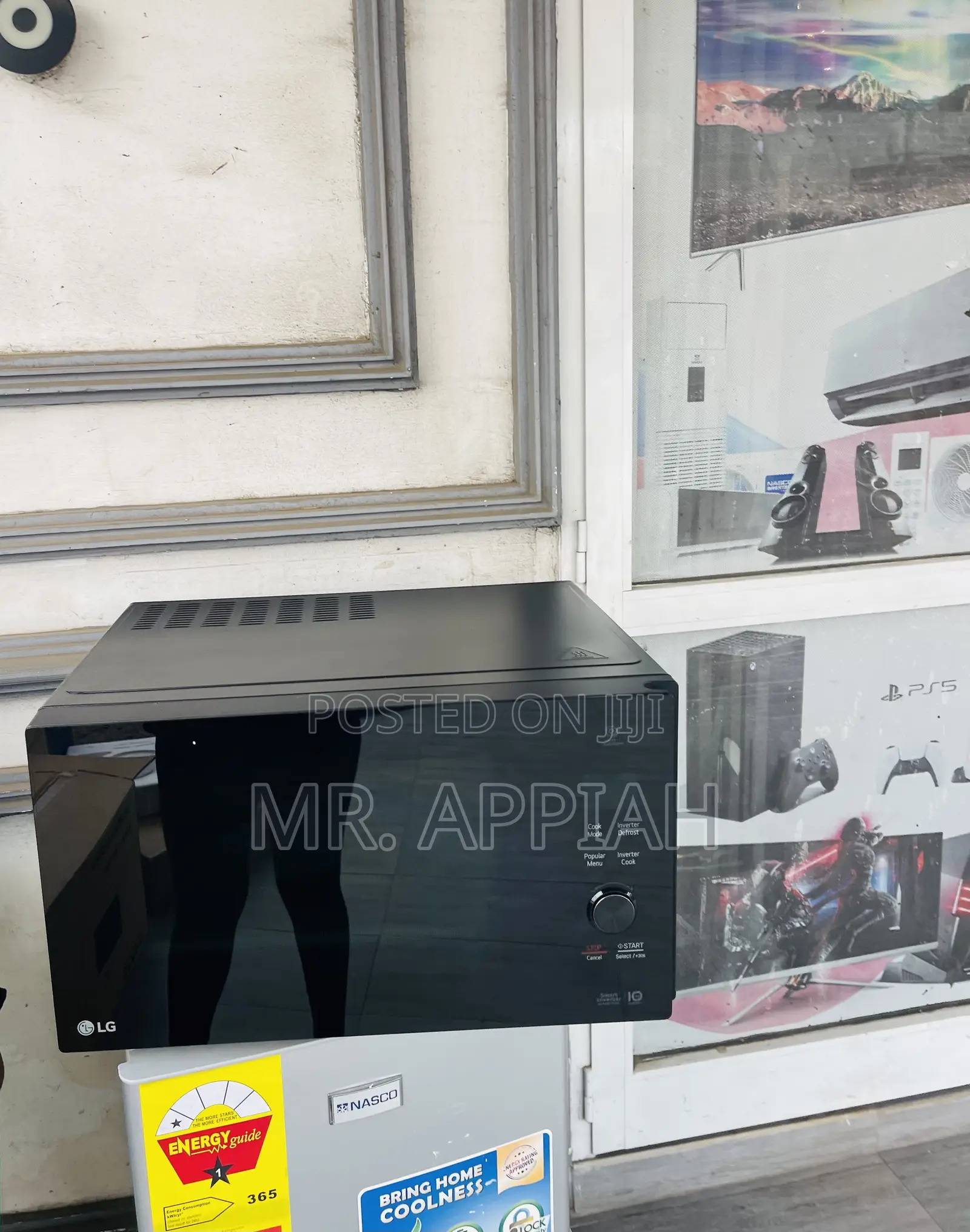 Original Lg Mh8295dis 42ltr Countertop Microwave(Black)
