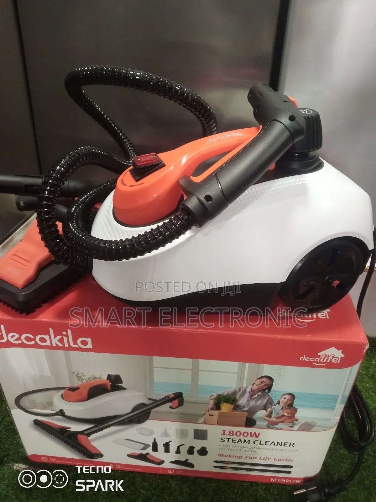 Use to Clean With the Help With Decakila Steam Cleaner