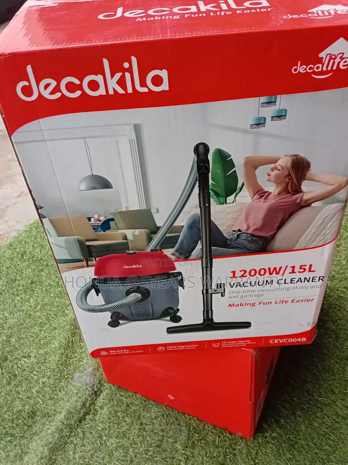 Brilliant Energetic Decakila Vacuum Decakila Cleaner 1200w