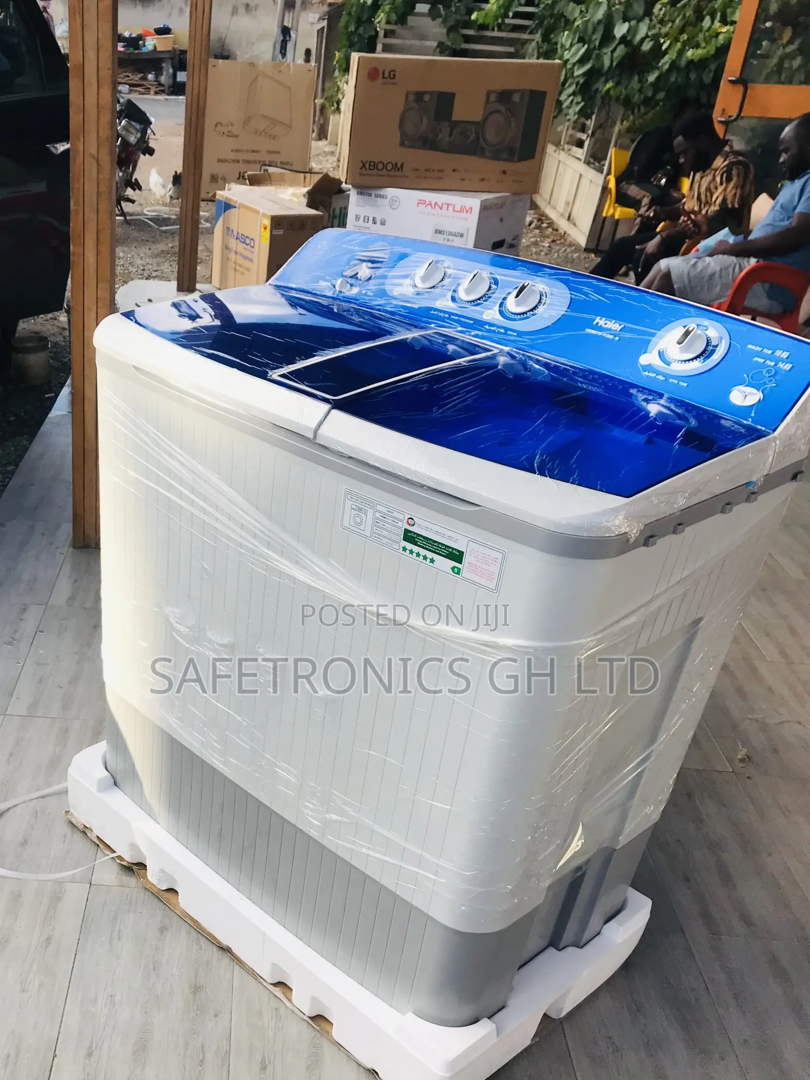 Get Original Haier Topload Twintub Semiauto Washer