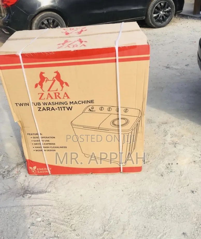 Well Built Zara 11kg Top Load Washing Machine + Spin Dry.