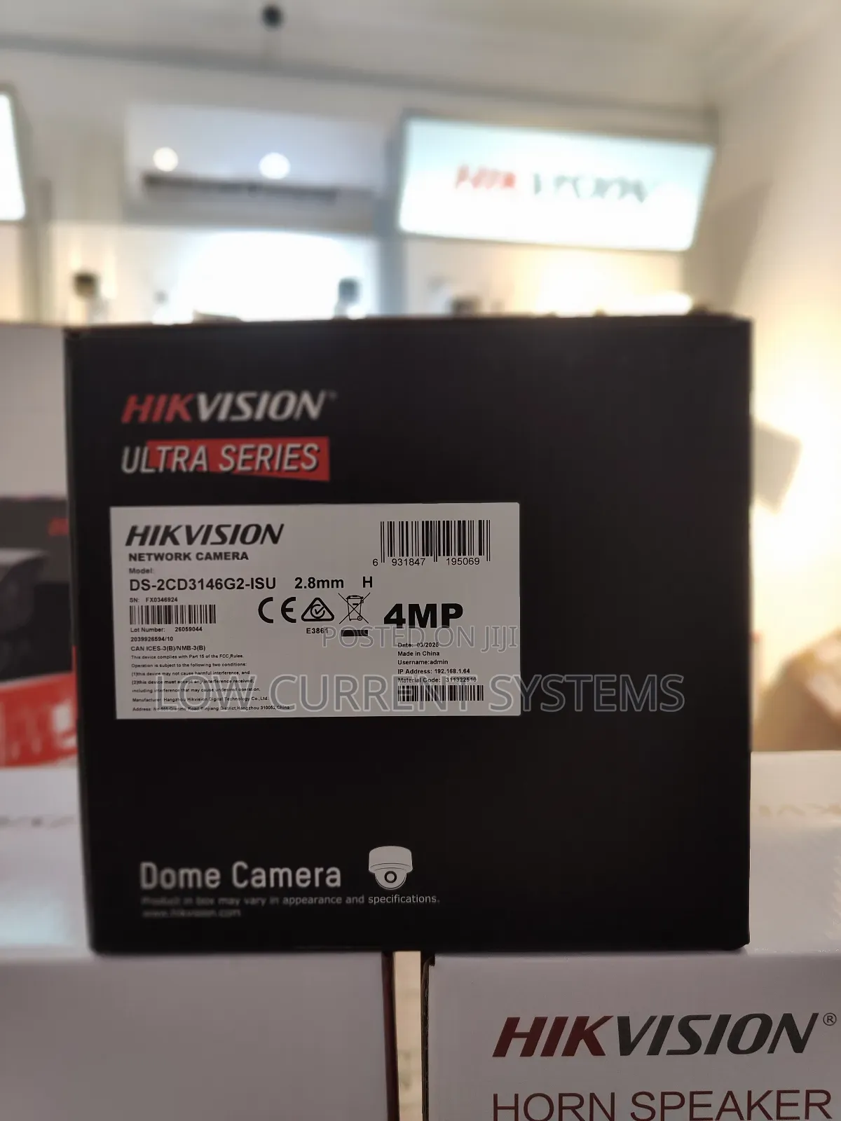 Hikvision Ip Acusence Camera 4mp Ultra Series Indoor Dome