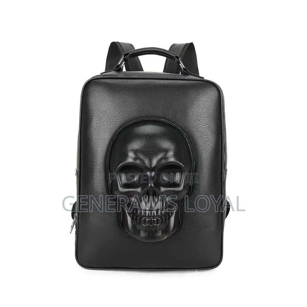 Protruded Skull Rectangle Backpack