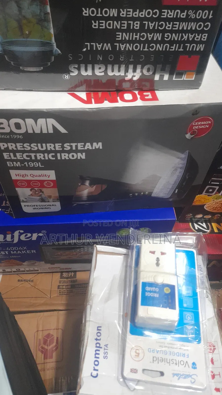 Bomn Pressure Steaming Electric Iron