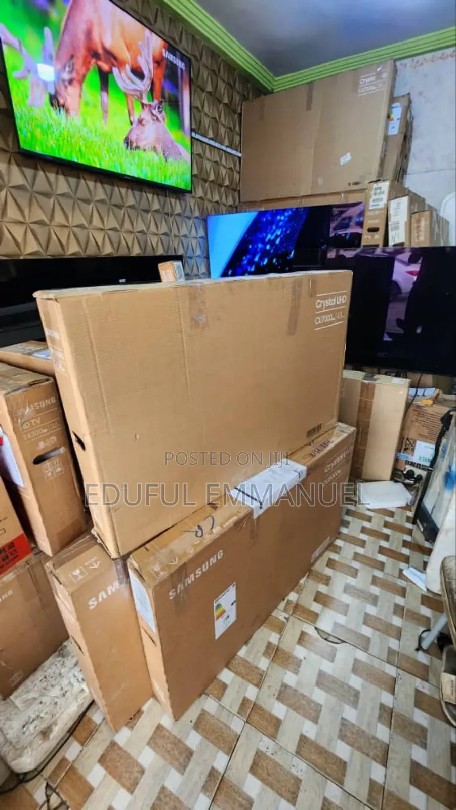 Samsung 43" Class Crystal Uhd Smart Apple Airplay Youtube