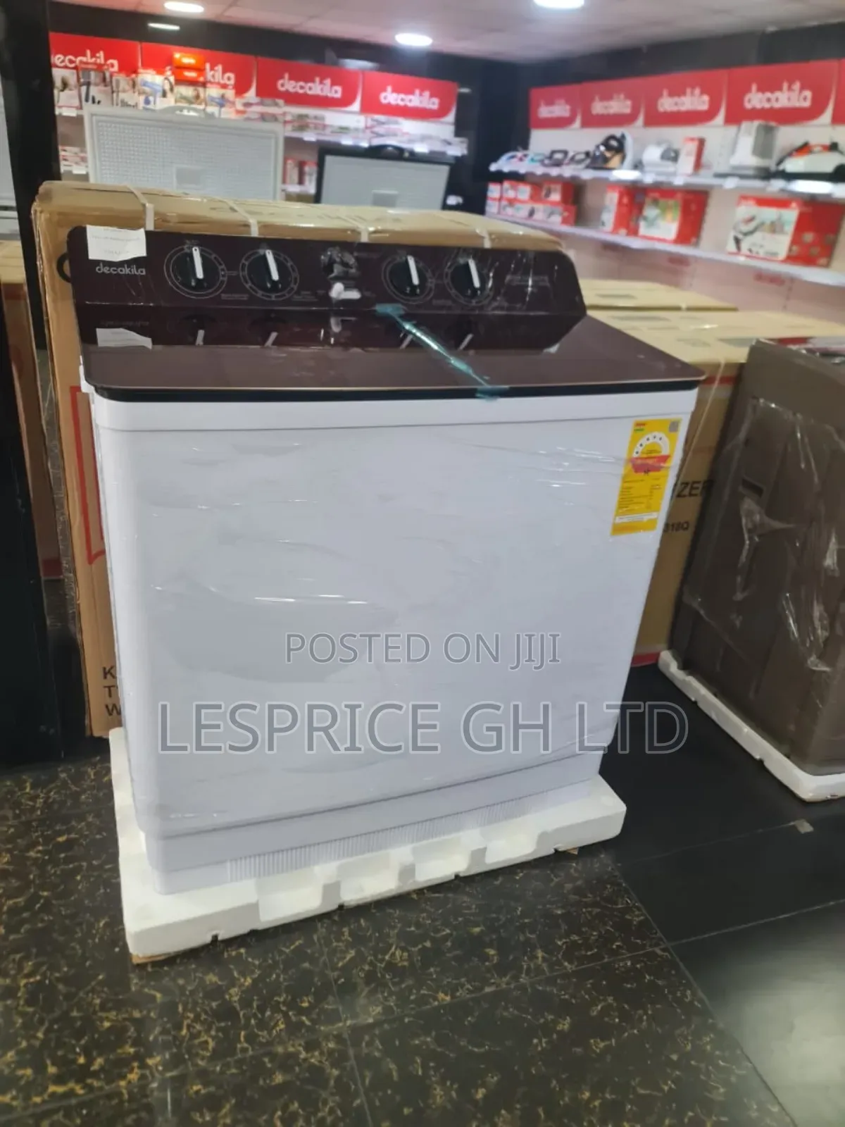 Decakila Semi Automatic Washer - Easy Setup