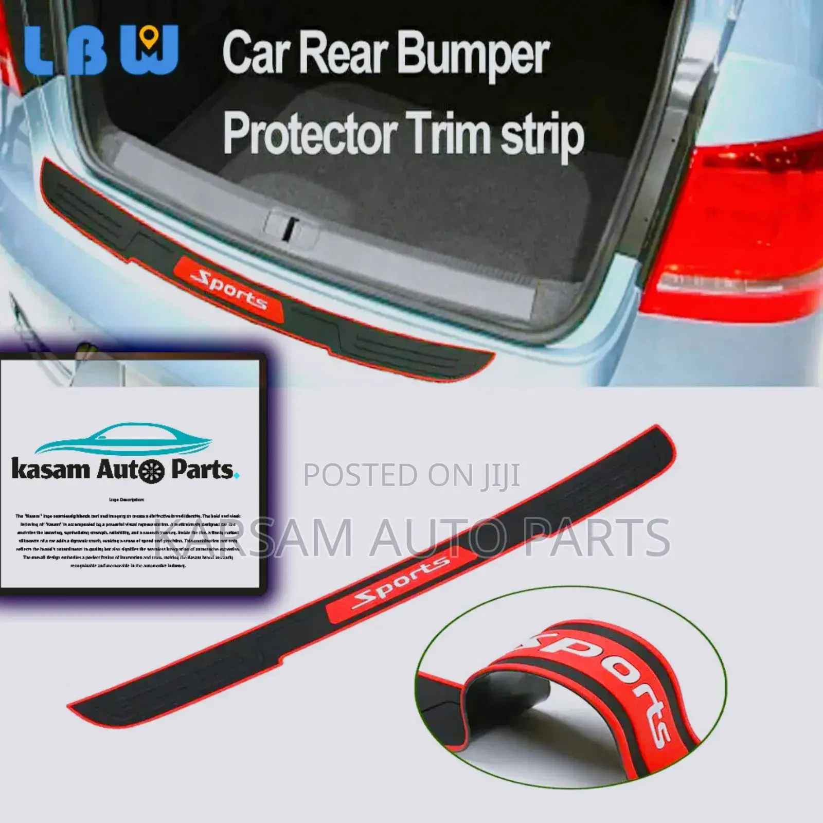 Car Rear Bumper Protector Trim Strip