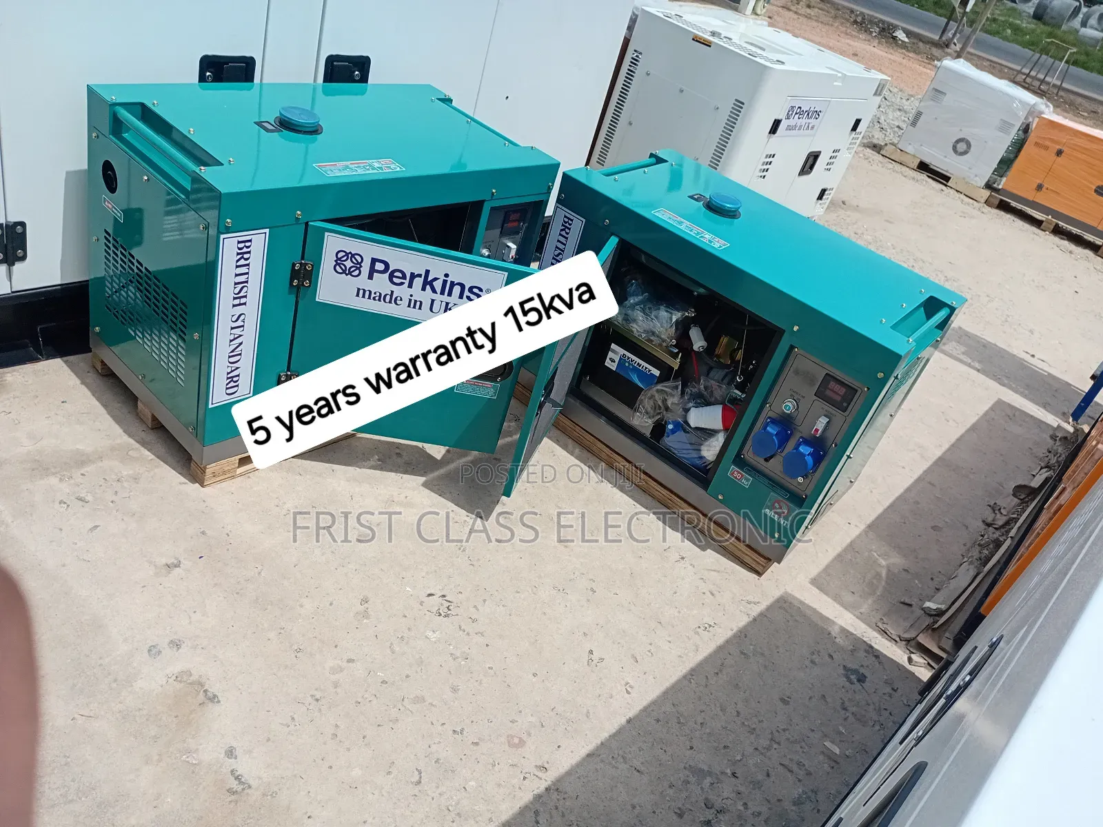 Mobile 15kva Silent Diesel Genset for Health Facilities