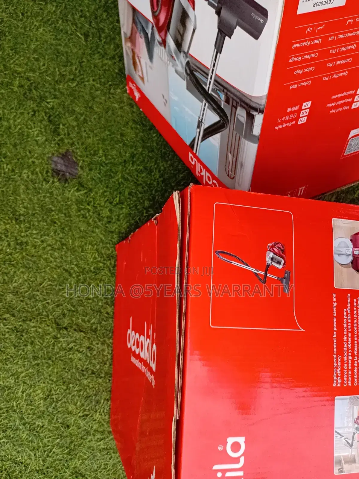 Decakila Iconic Vacuum Aspirateur Aspirapolvere Rojo