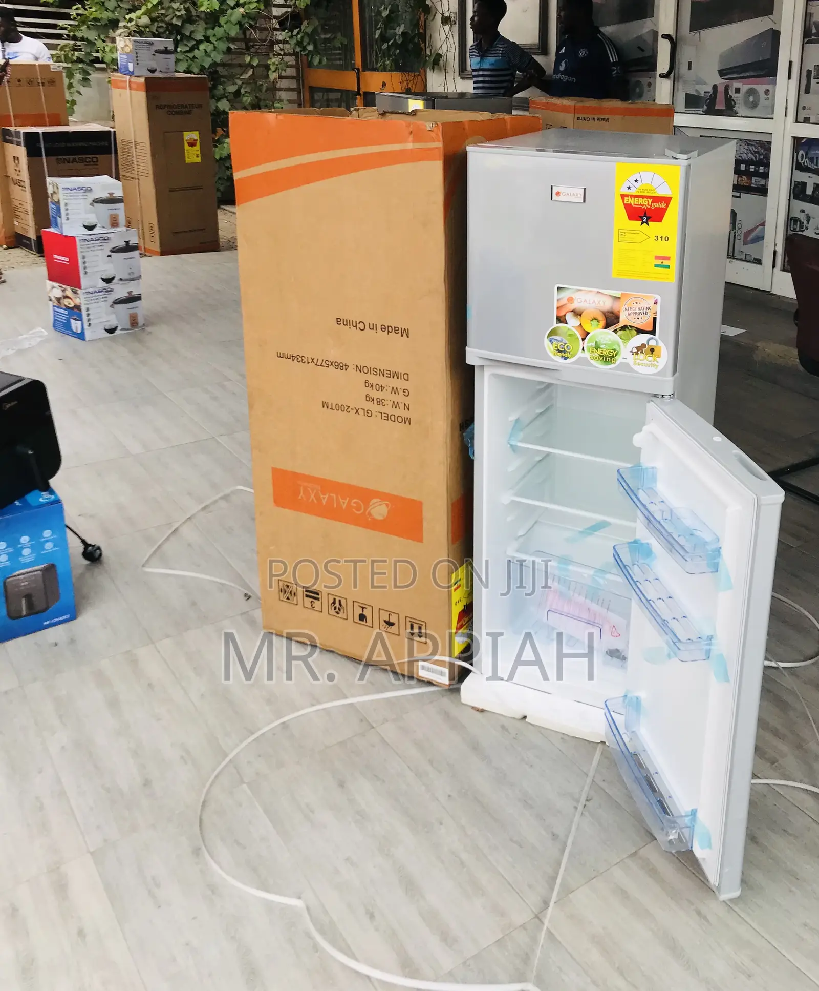 Check Out Galaxy 2 Door Electric Fridge(Silver).