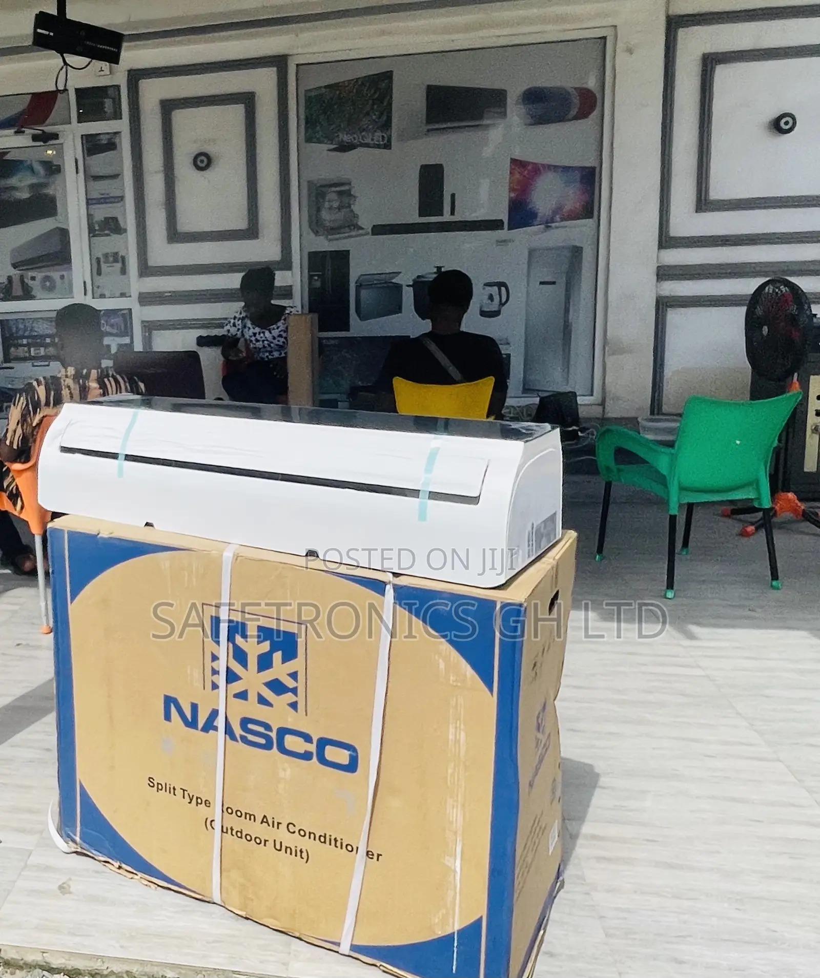 Nasco Super Fast 1.5 Horsepower Mirror Black R410a Ac