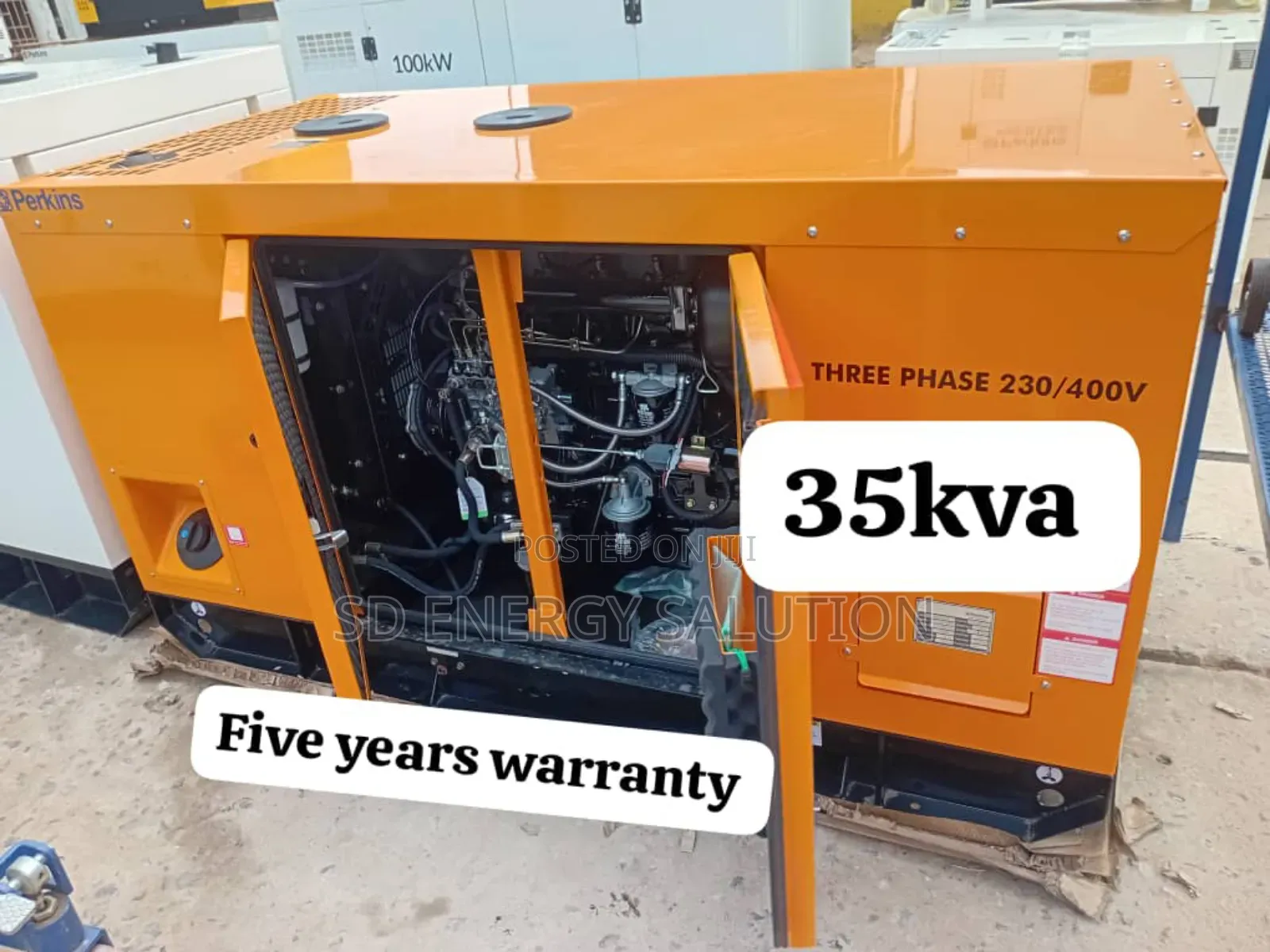 Low Noise 35kva Perkins Diesel Plant 35kva