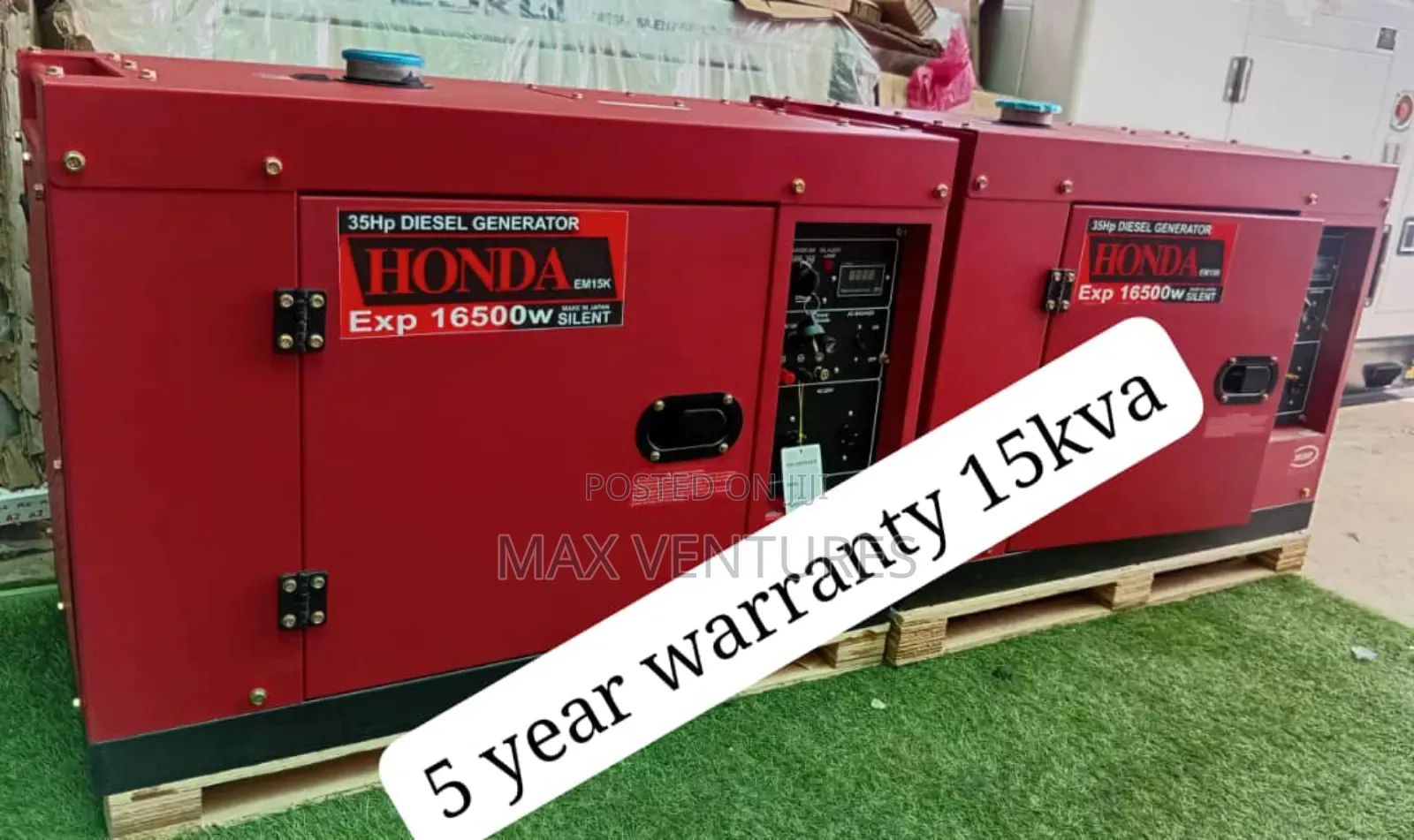 Cost Effective Diesel Generator 15kva Made by Honda Japan