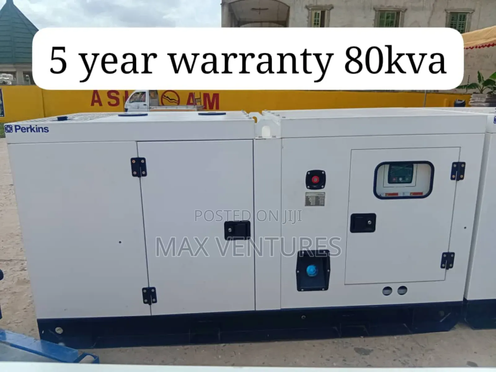 Eco-Friendly Diesel Perkins Generator 80kva 70000watts Gen