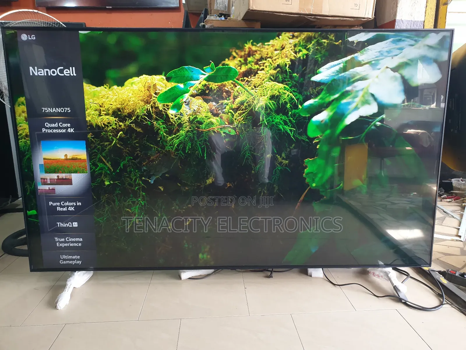 75"Lg Nanocell Uhd HDR Edgeless Smart Satellite Tv