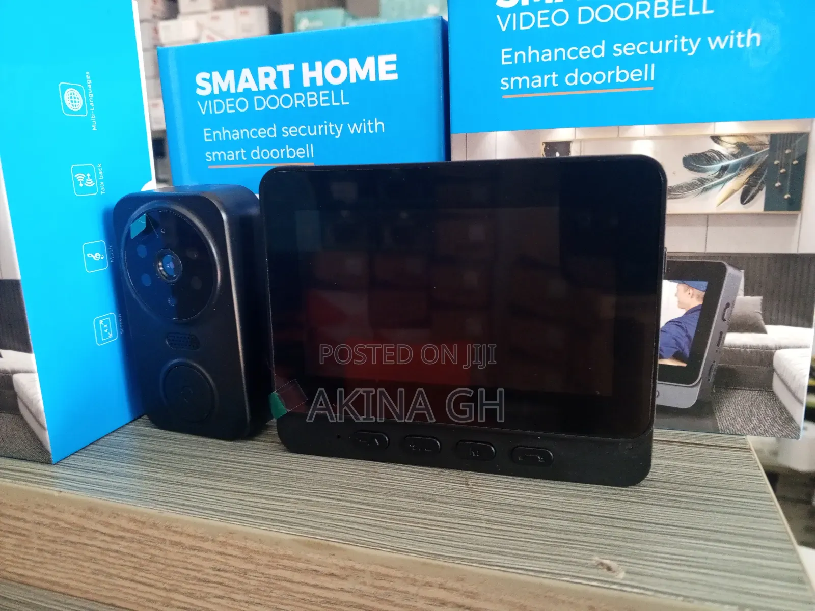 Smart Home Wireless Video Doorbell Intercom