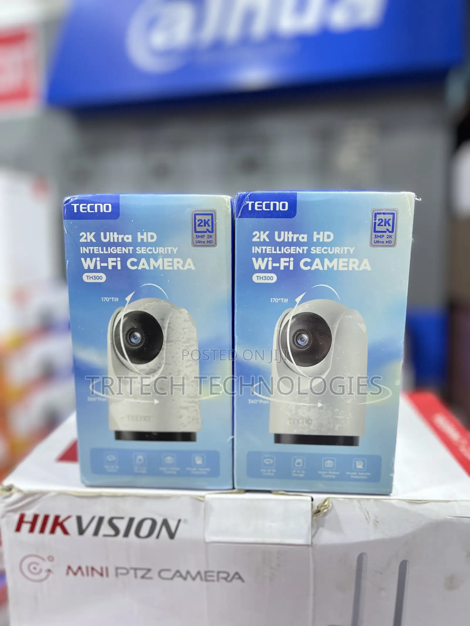Tecno Th300 Ultra Hd Intelligent Security Wi-Fi Camera.