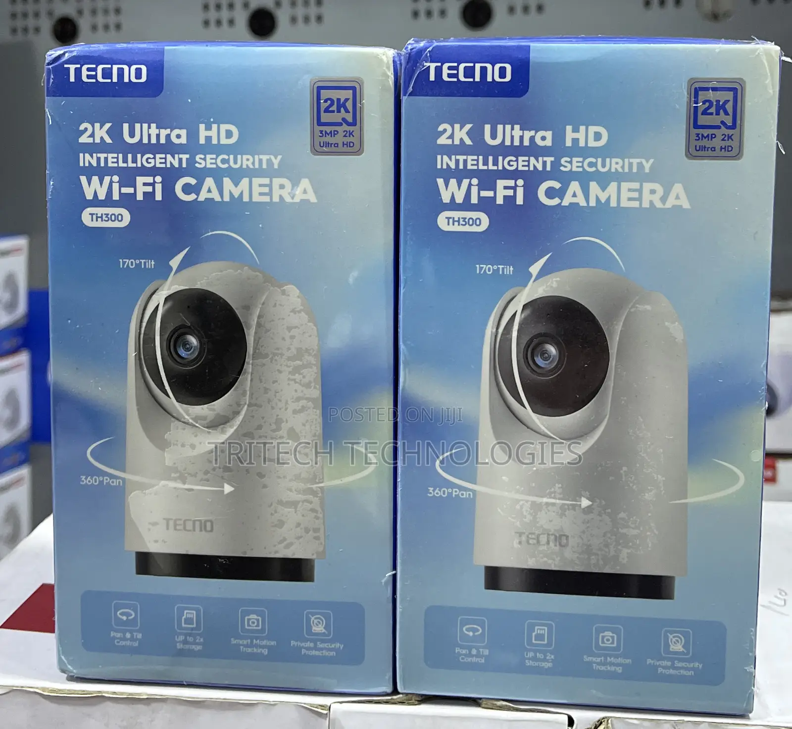 Tecno Th300 Ultra Hd Intelligent Security Wi-Fi Camera.