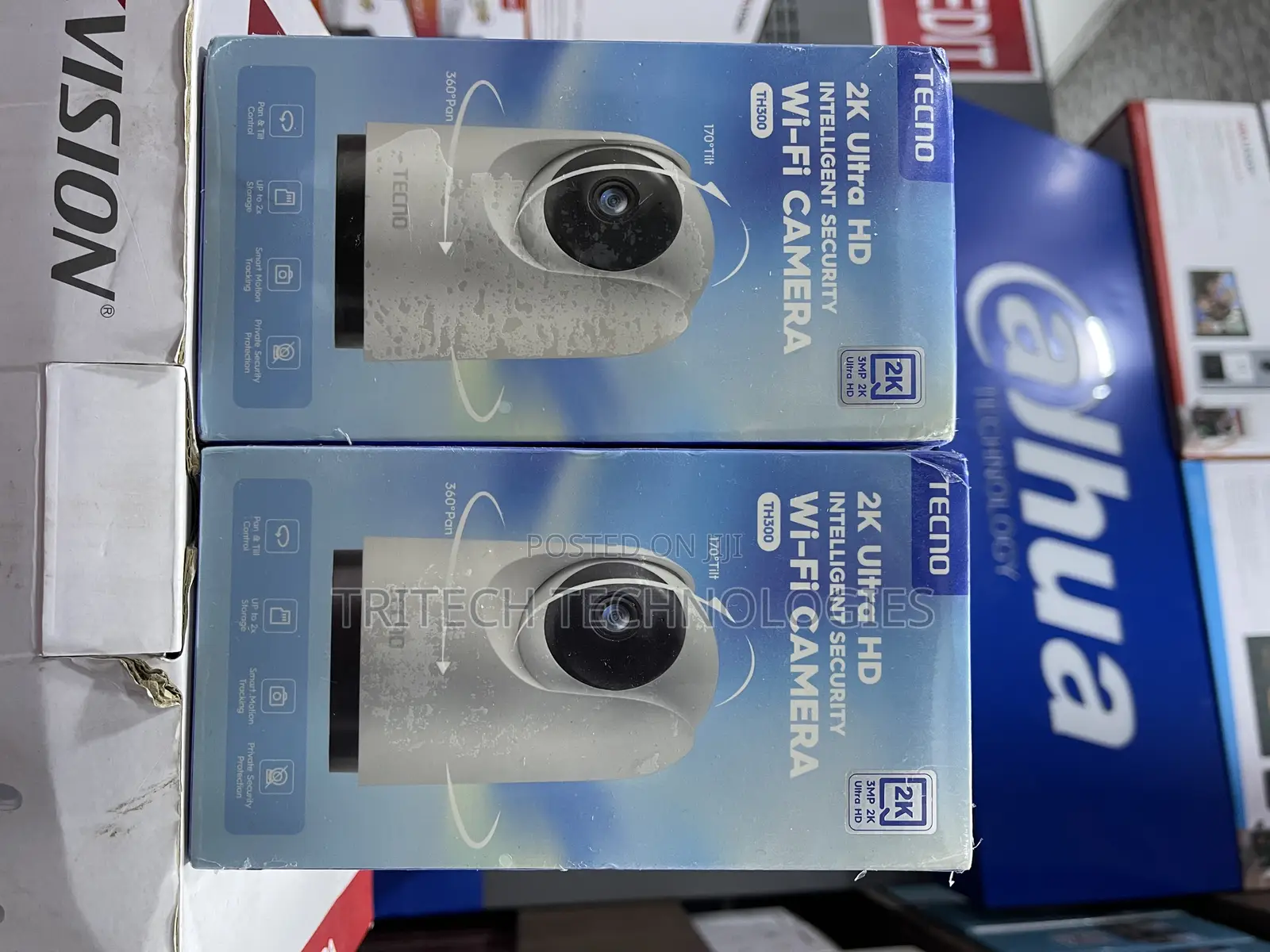 Tecno Th300 Ultra Hd Intelligent Security Wi-Fi Camera.