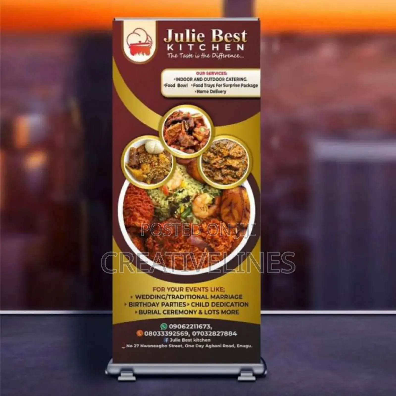 Restaurant Standees