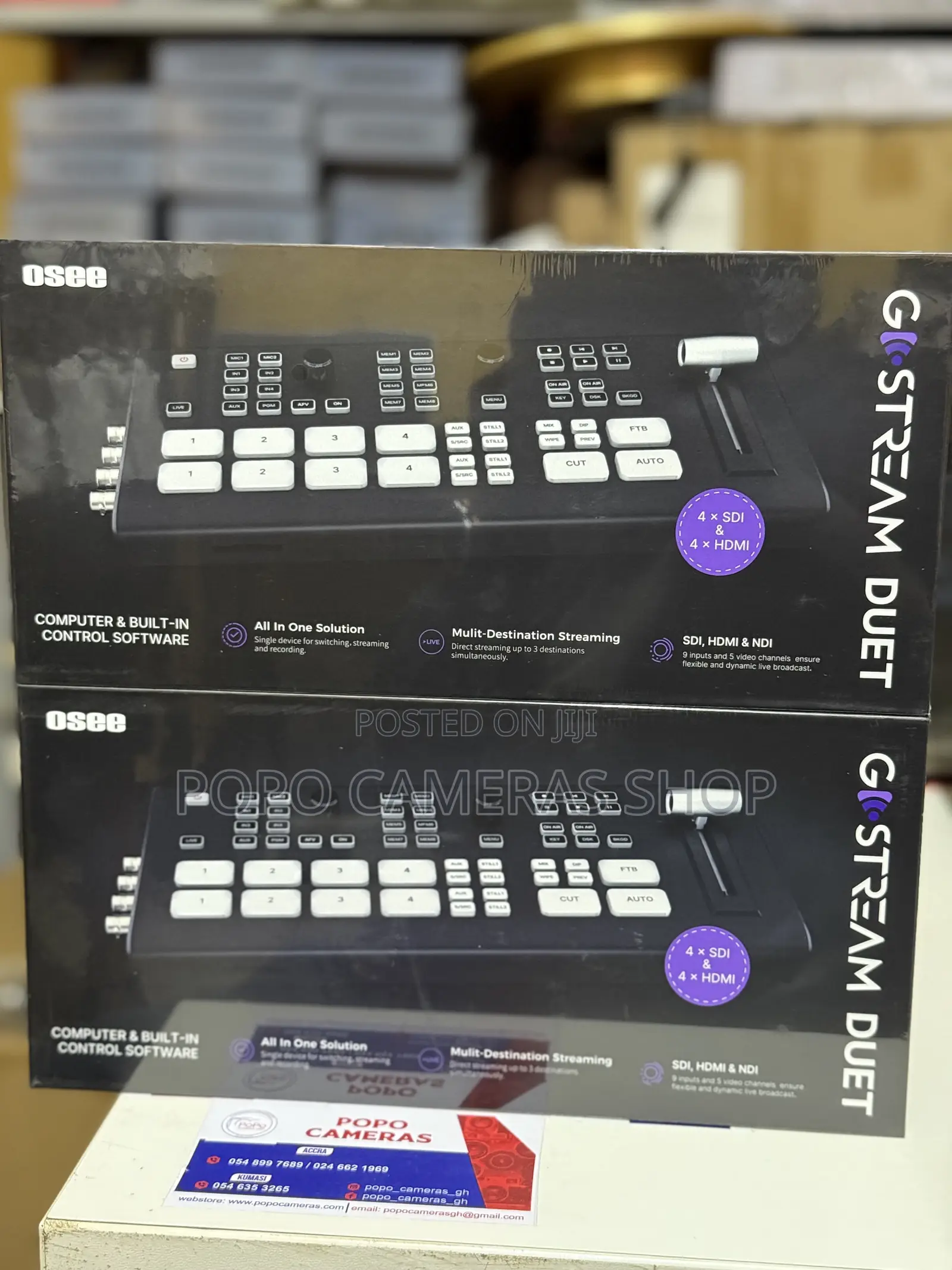 Osee Gostream Duet Video Switcher ( 4 Hdmi 4 Sdi)