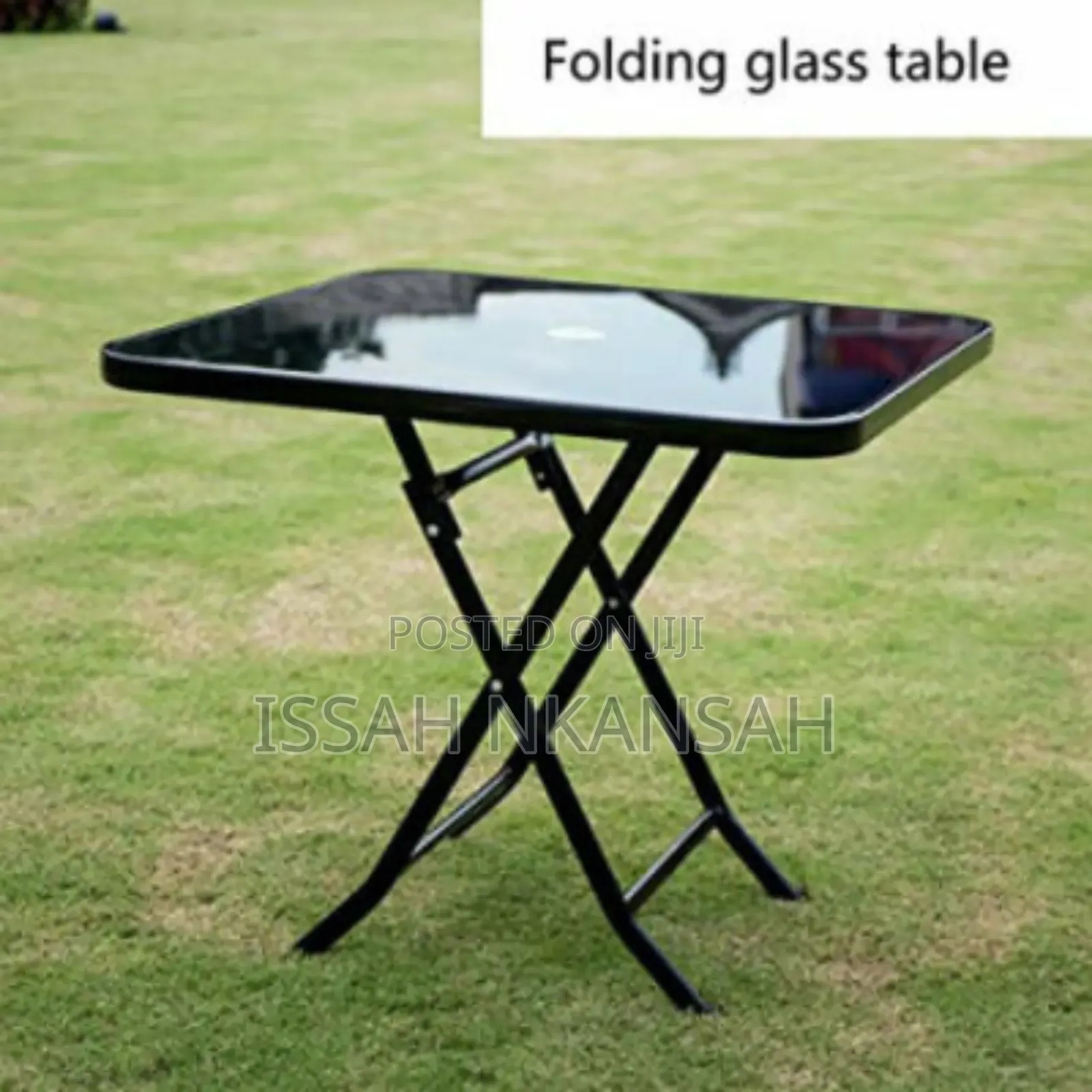 Folding Glass Table