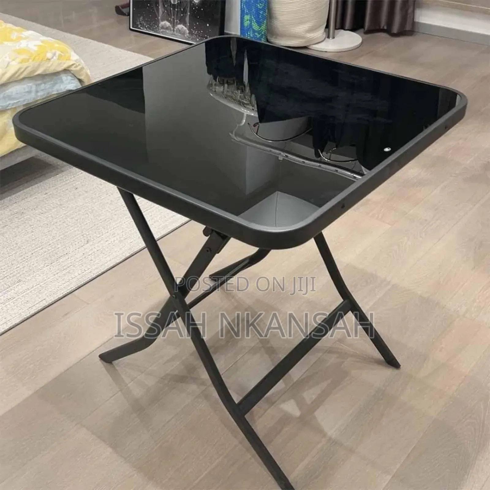 Folding Glass Table