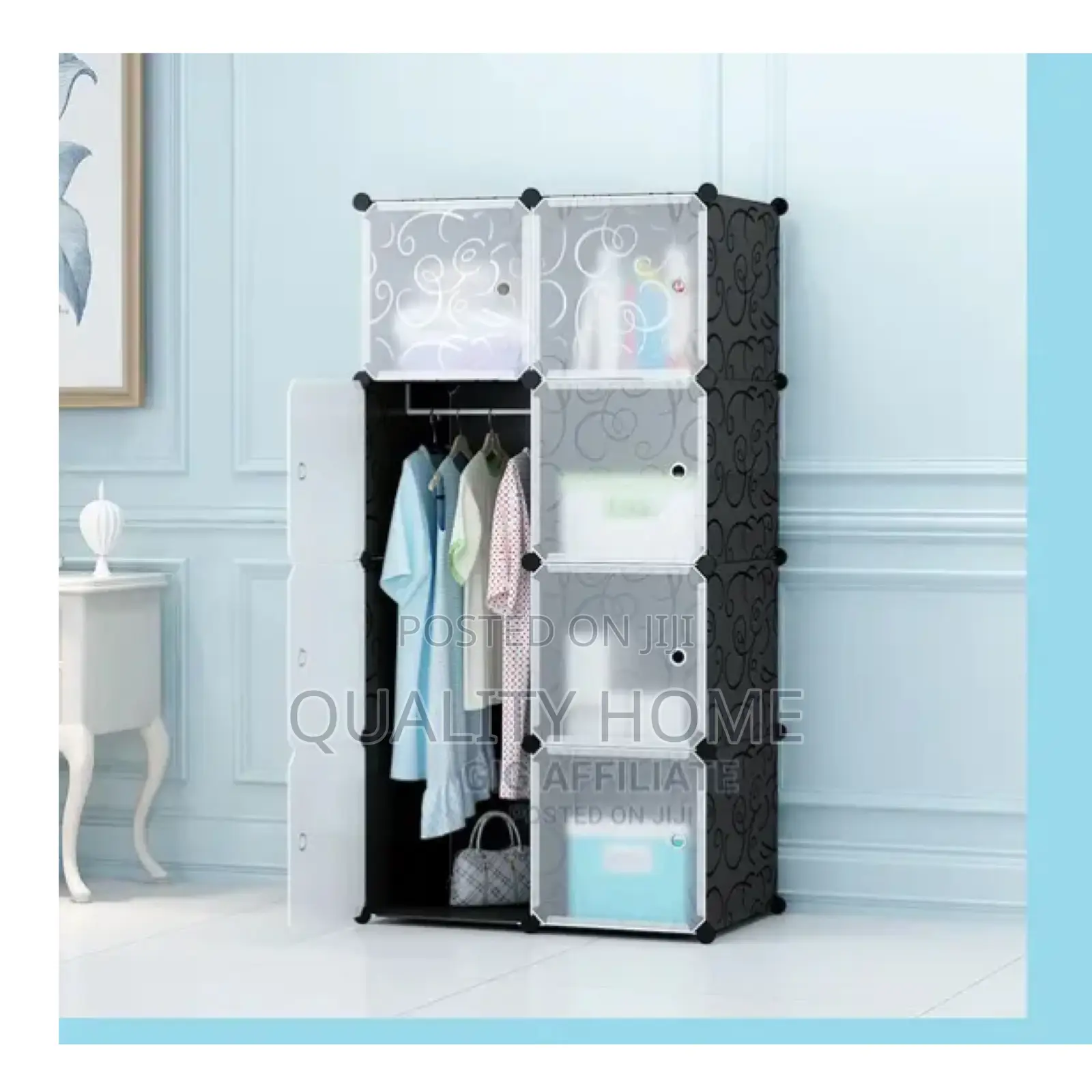 Plastic Wardrobe 8 Cubes