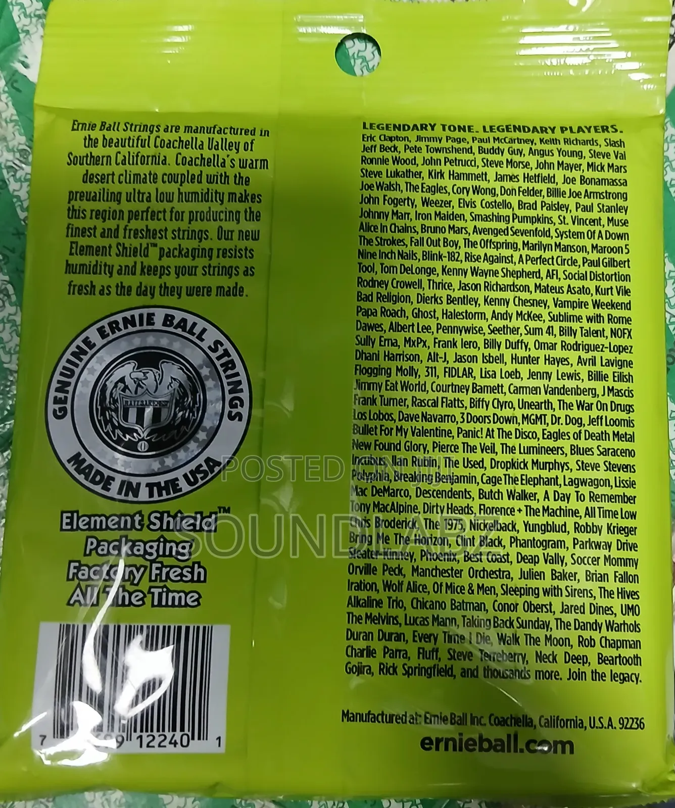 Ernie Ball RPS (Reinforced Electric Plain Strings)