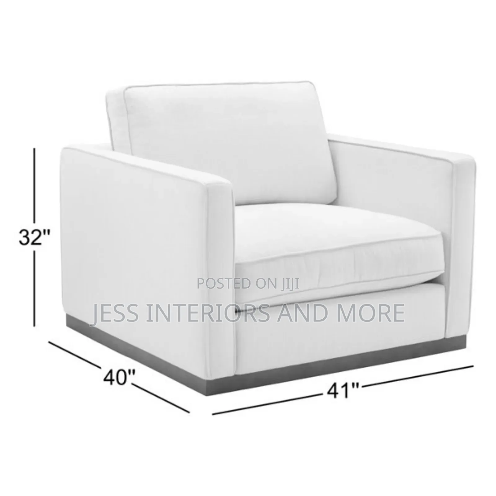 41'' Wide Upholstered Armchair