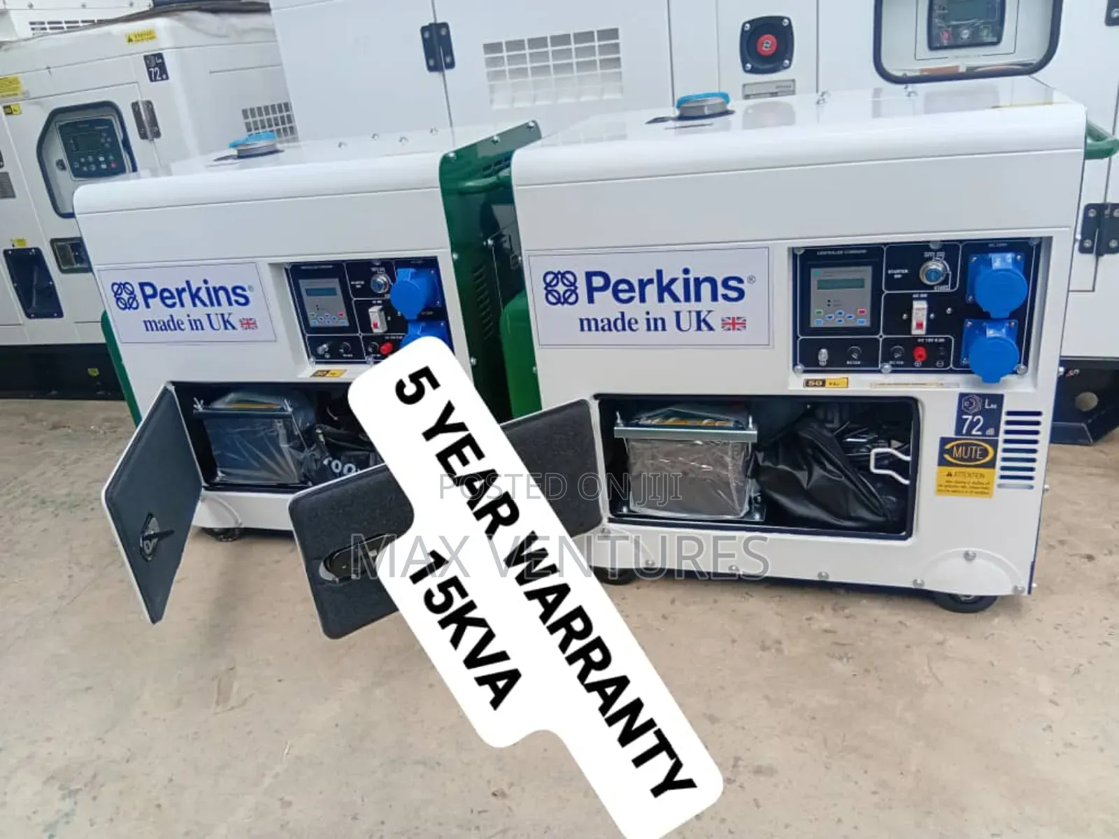 In Built 15kva Perkins Diesel Generator 15kva Semi Automatic
