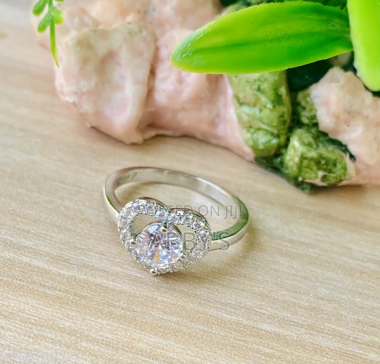 Romantic Heart Shaped Promise Ring
