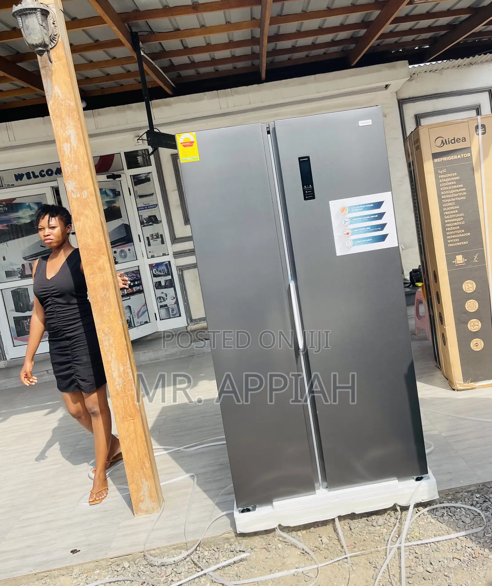 Shop Premium Nasco Side by Side Electric Refrigerator.