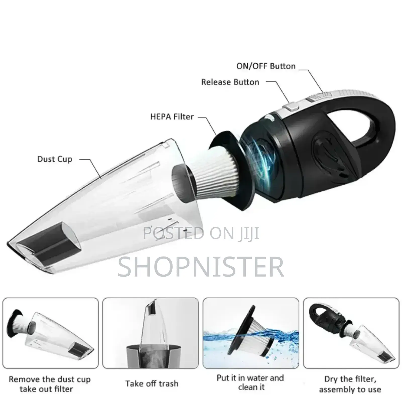 Handheld Car Vacuum Cleaner Wireless Vacuum Cleaner