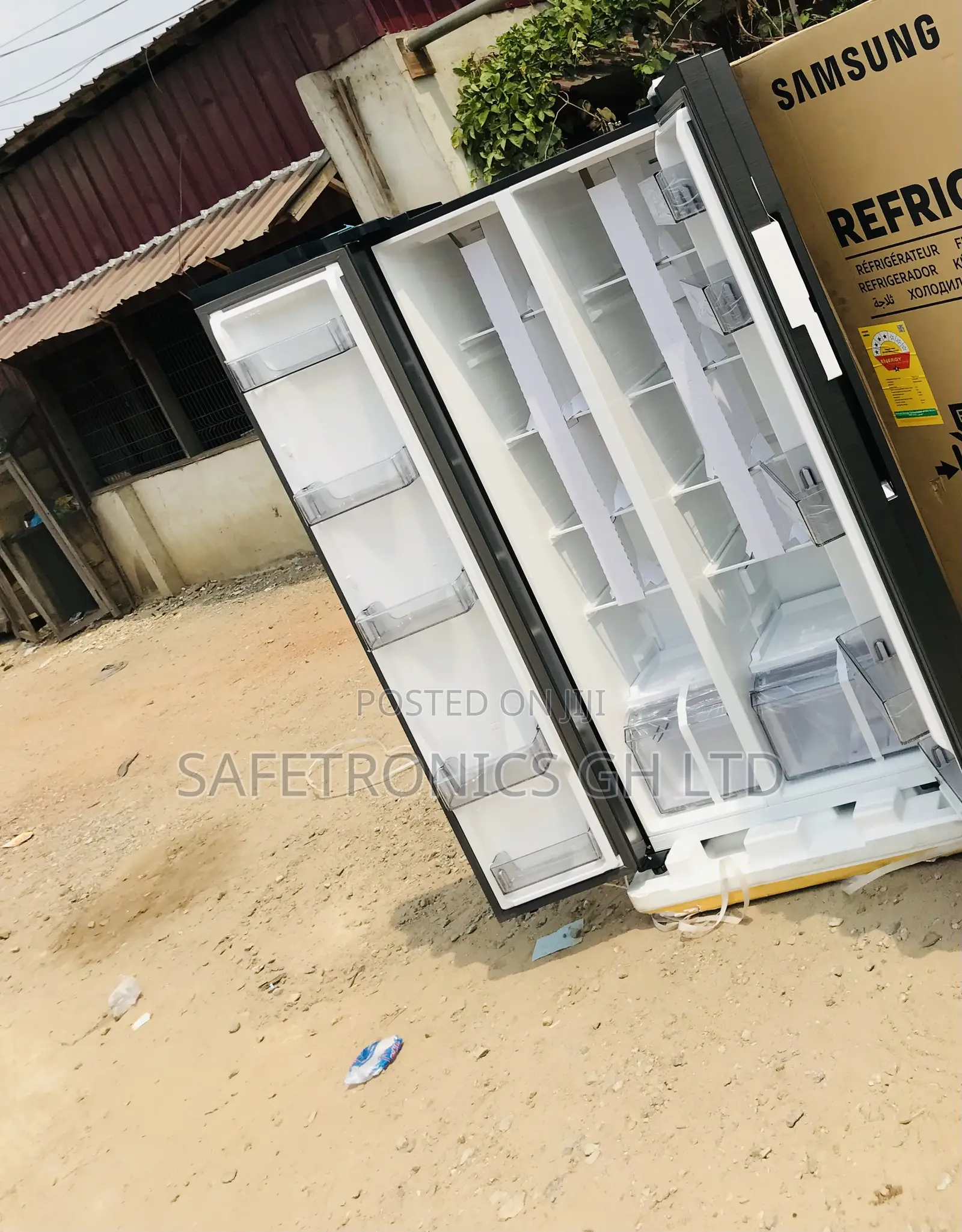 Classic Dark Grey Samsung 583 Liters Doubledoor Fridge