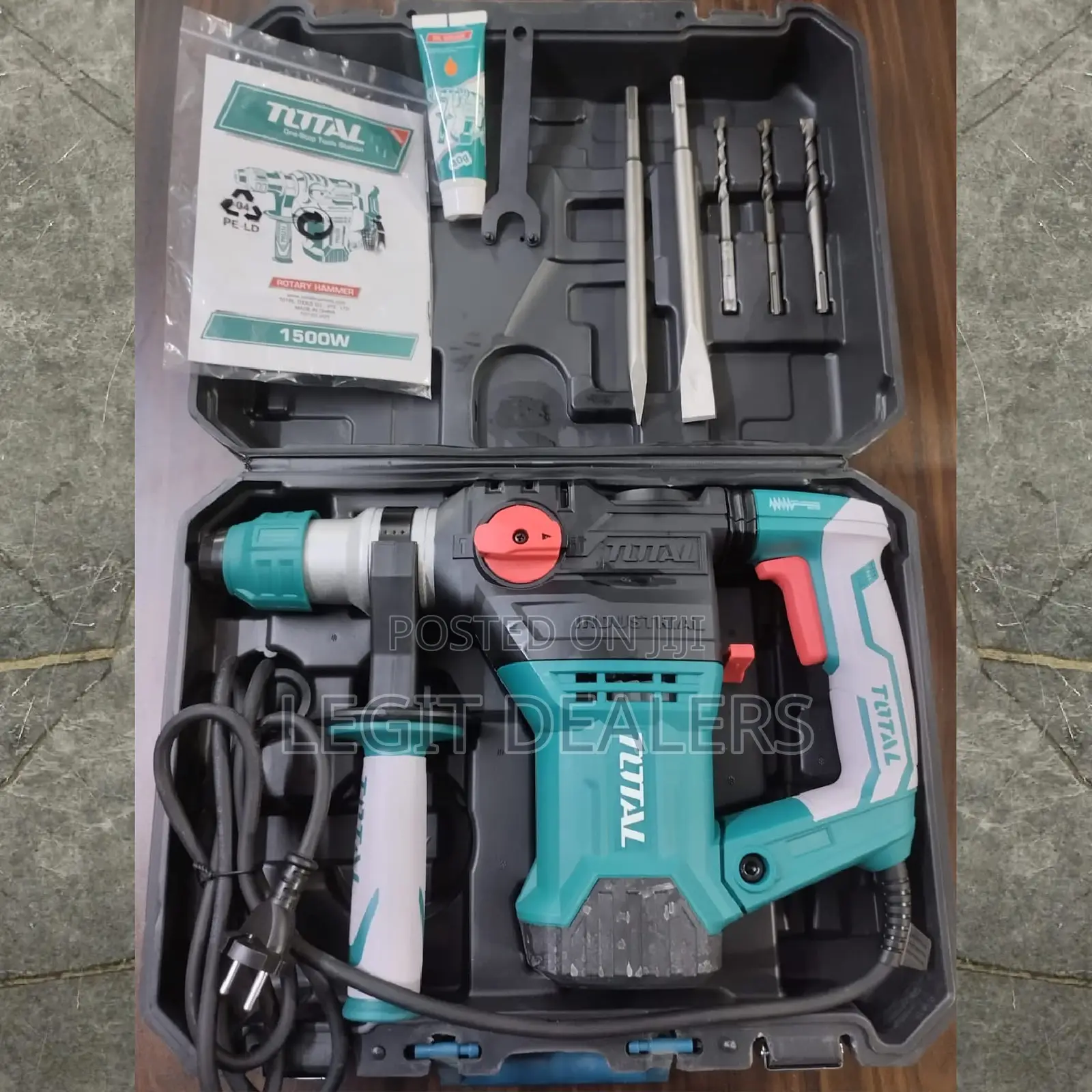 Total Rotary Hammer 1500watts With Bits