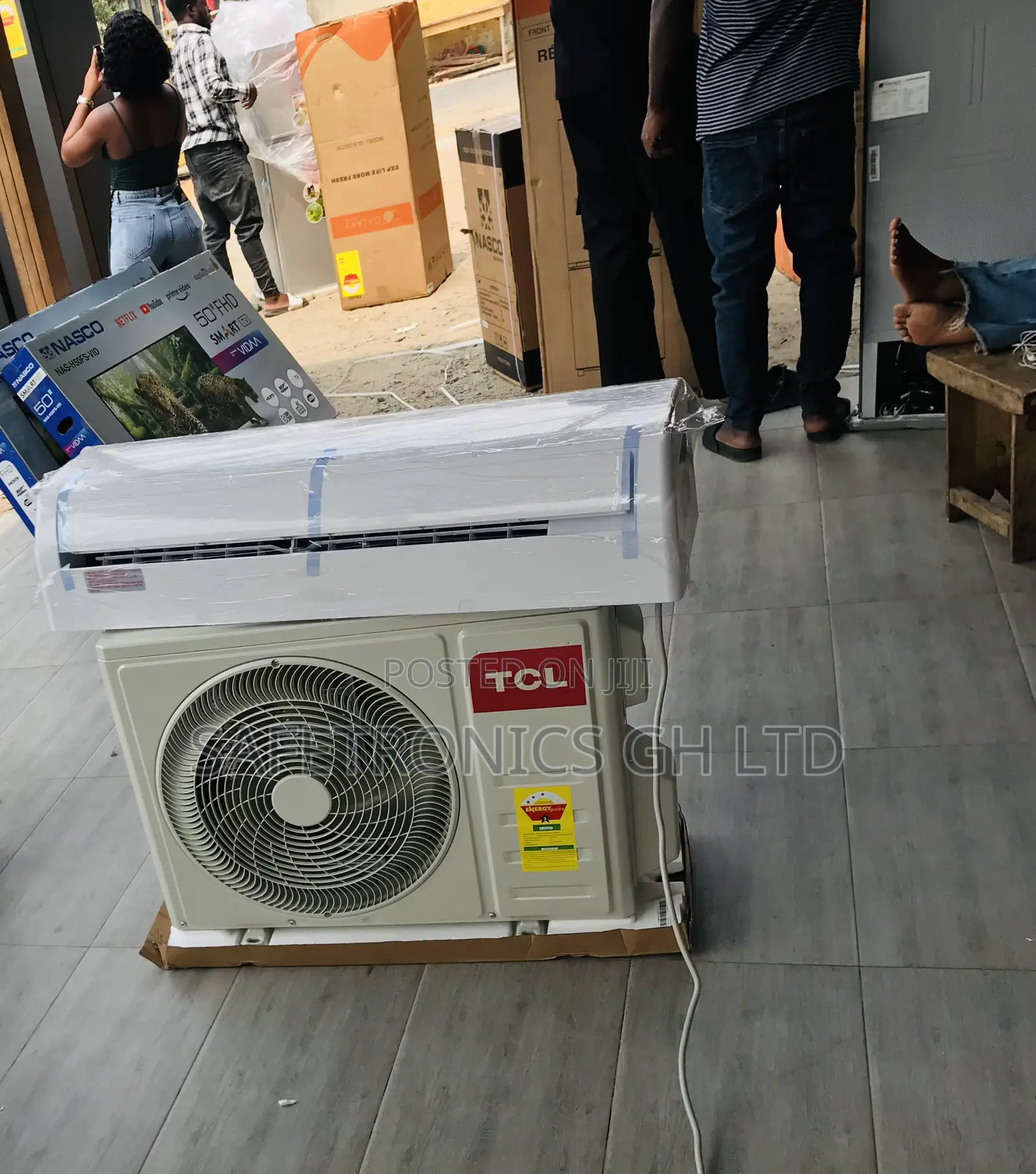 Kindly Choose TCL Split R410a 2.0 Horsepower White Ac