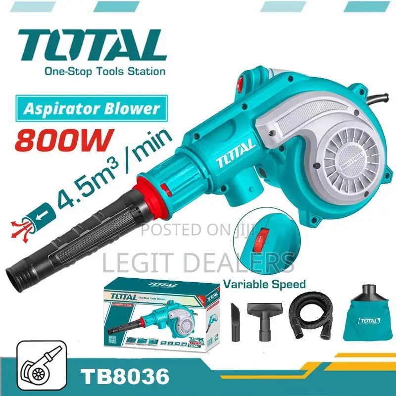 Total 2in1 Aspirator Blower 400watts,650w 800w