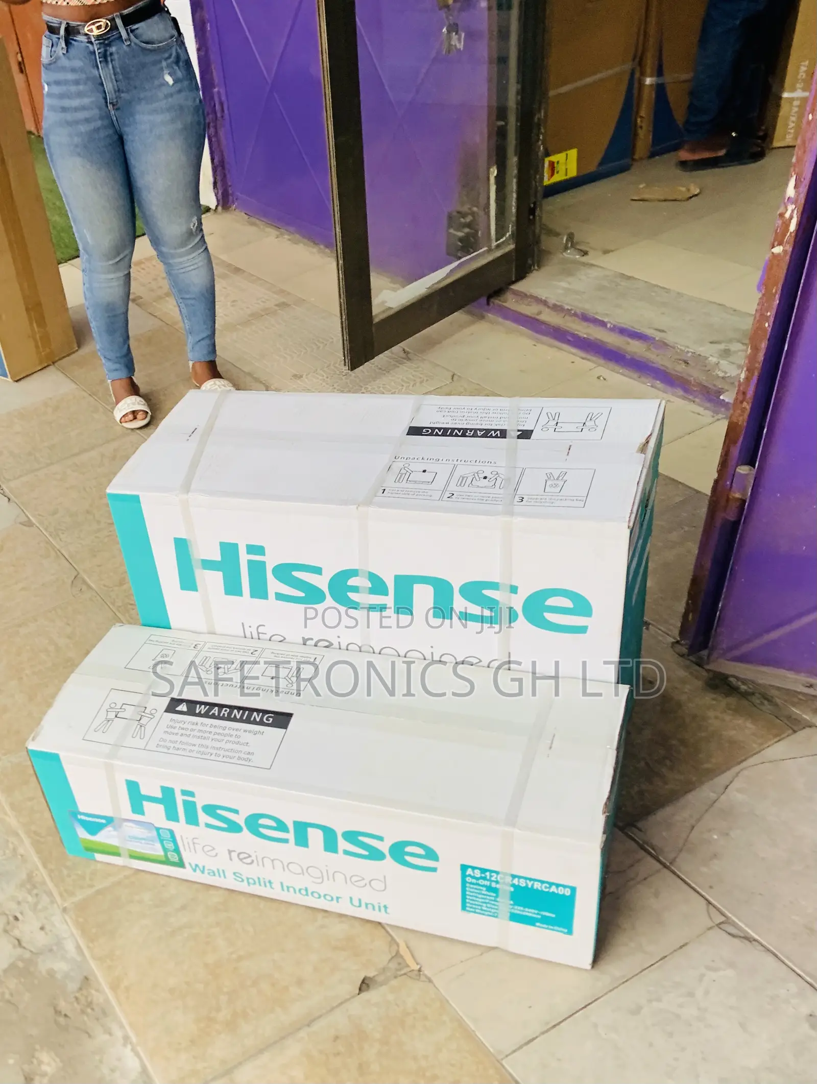 Energy Saving Hisense White 1.5 Horsepower Split Ac