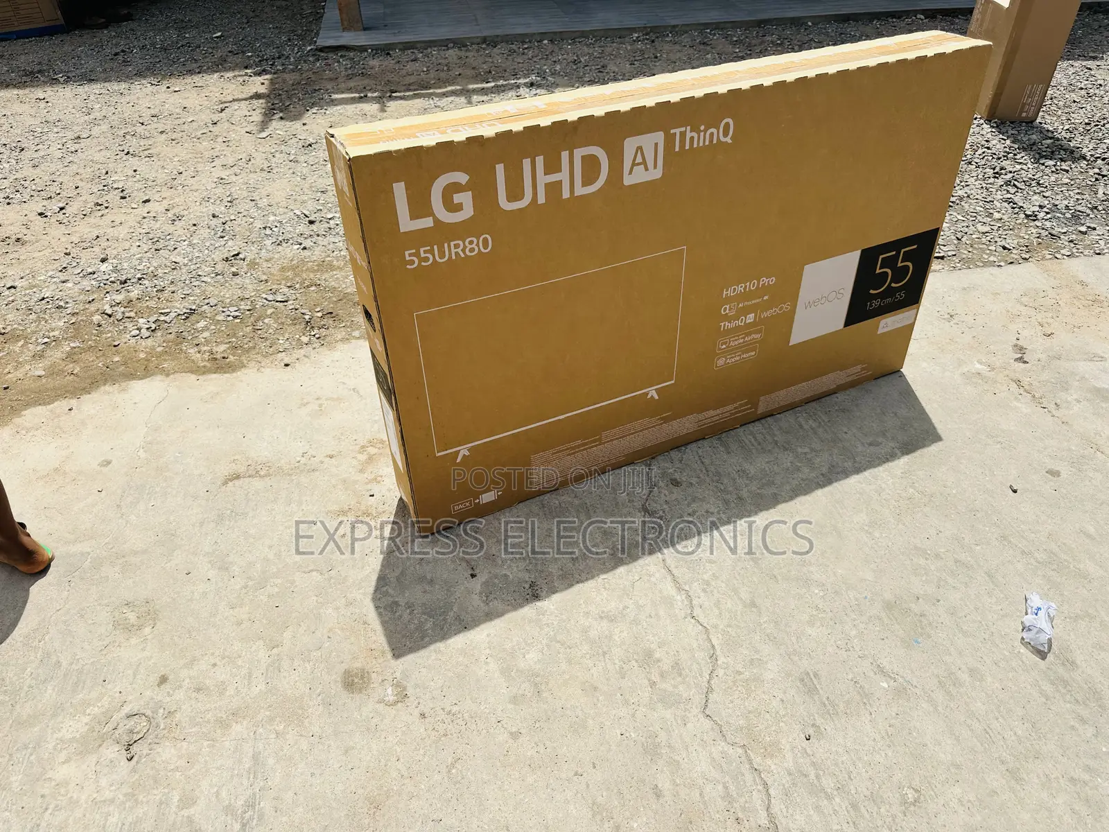 Slim Sleek Uhd Smart Lg Television 55”Ur78