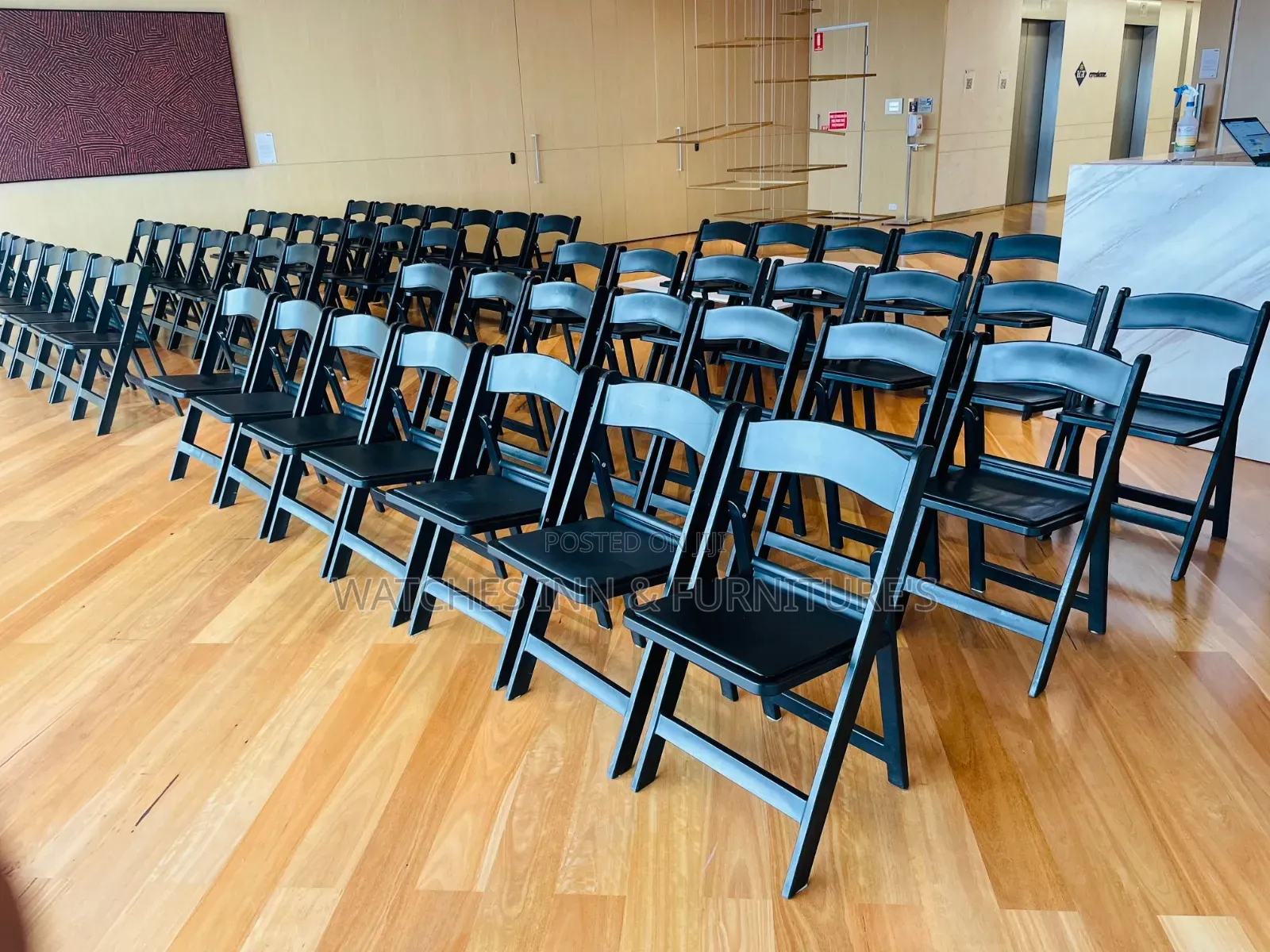 Gladiator Event Folding Chair ( Wholesale , Black )