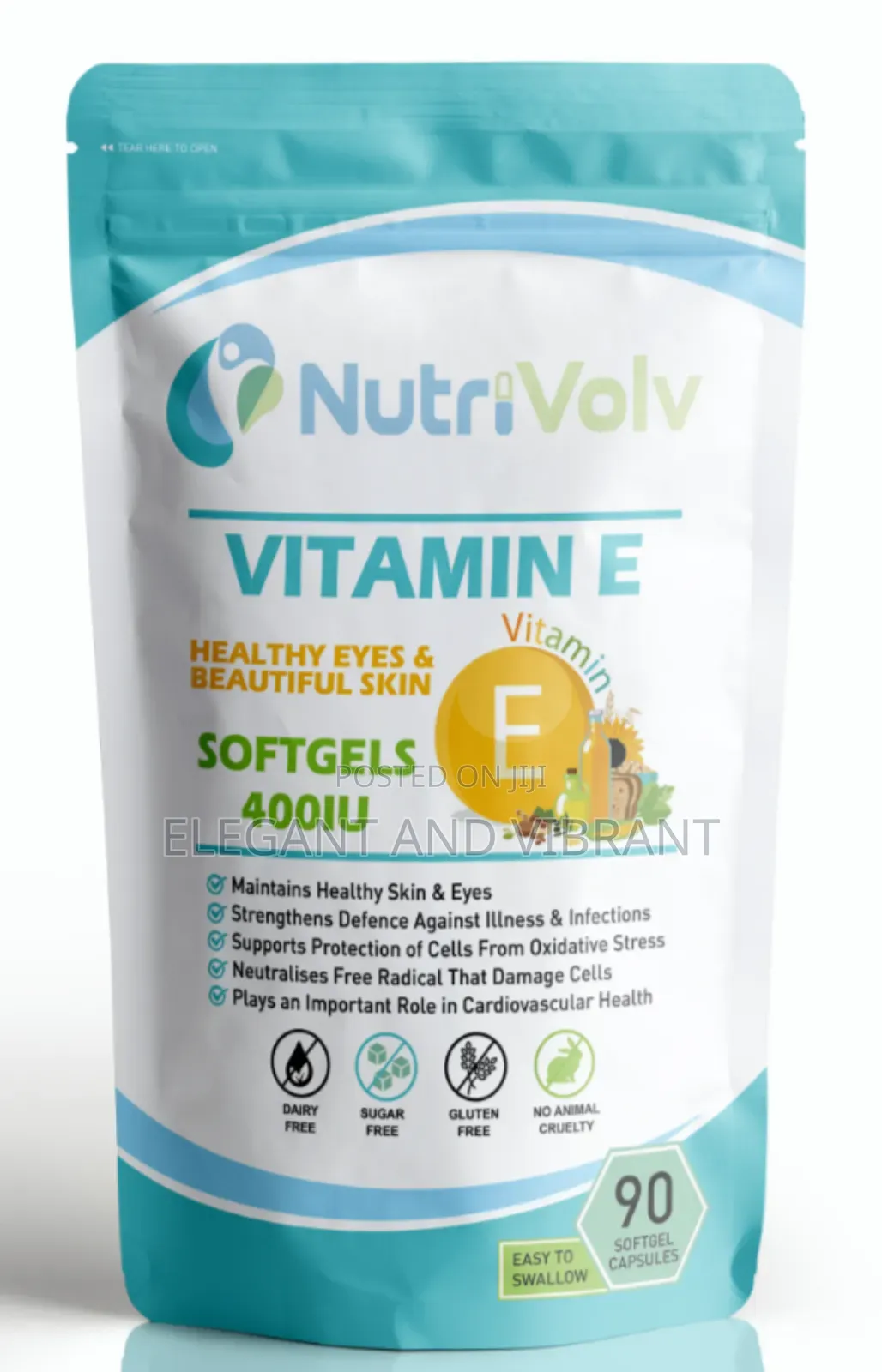 Vitamin E 400iu -Skincare,Wrinkles,Antioxidant, Immune Boost