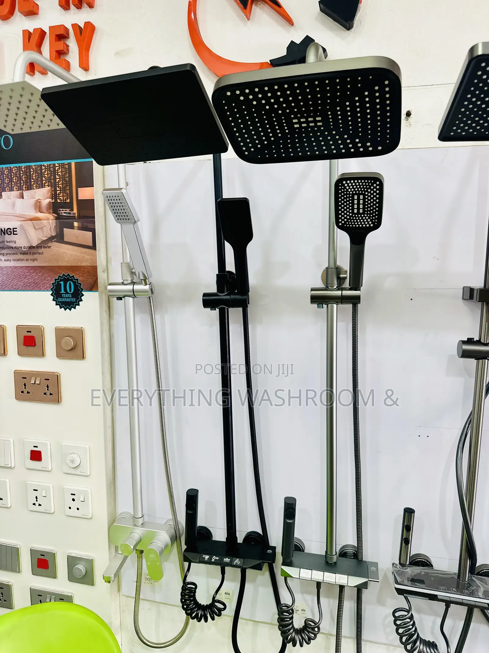Antirust Shower_piano Shower 4 in 1_four Functions Shower Control